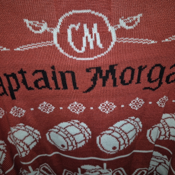 Captain Morgan Men's Ugly Christmas Sweater Size XL - Picture 8 of 9